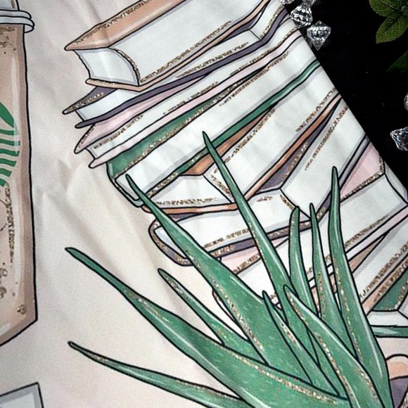 Starbucks Coffee Throw Pillowcase School Books Home Decor Accent Pillow Cover - Picture 5 of 12